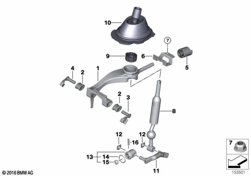 Schaltung mechanisches Getriebe