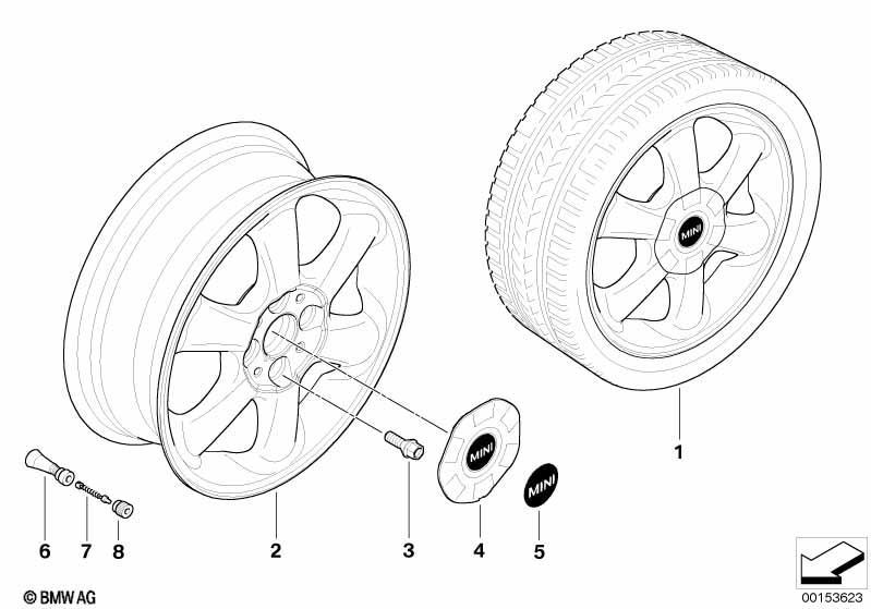 MINI LM Rad Rotator Spoke 101