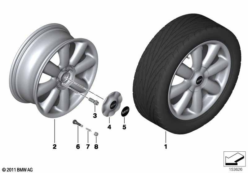 MINI LM Rad Crown Spoke 104