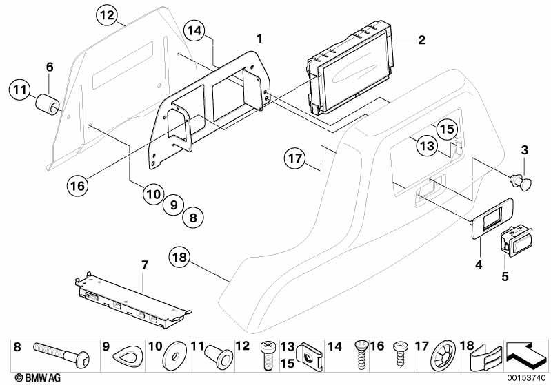 Indi. Anbauteile Rear Seat Infotainment