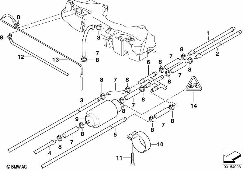 Kraftstoffleitung/Dieselpumpe