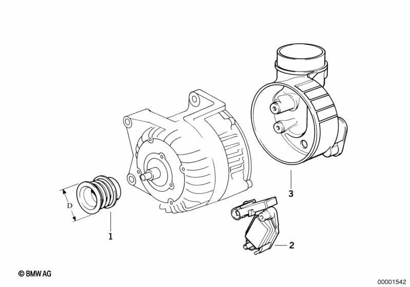 Generator Einzelteile 105A