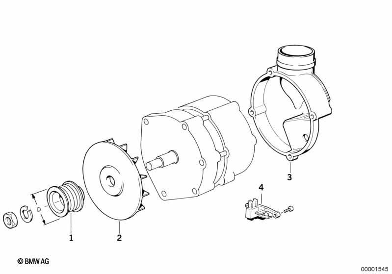 Generator Einzelteile 90A