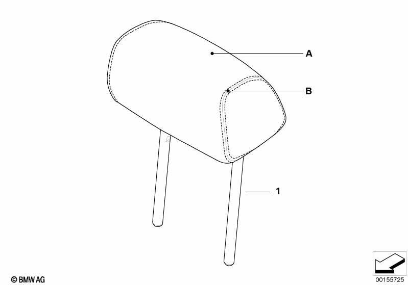 Individual Kopfstütze hinten seitlich