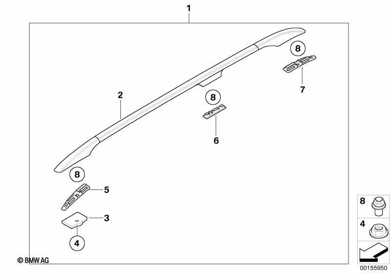 Nachrüstsatz Dachreling