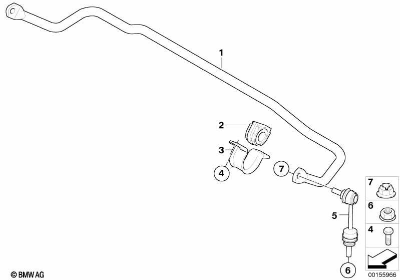 Stabilisator hinten