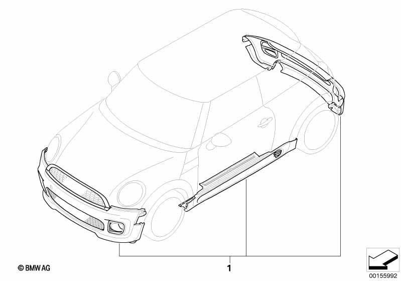 JCW Aerodynamikpaket