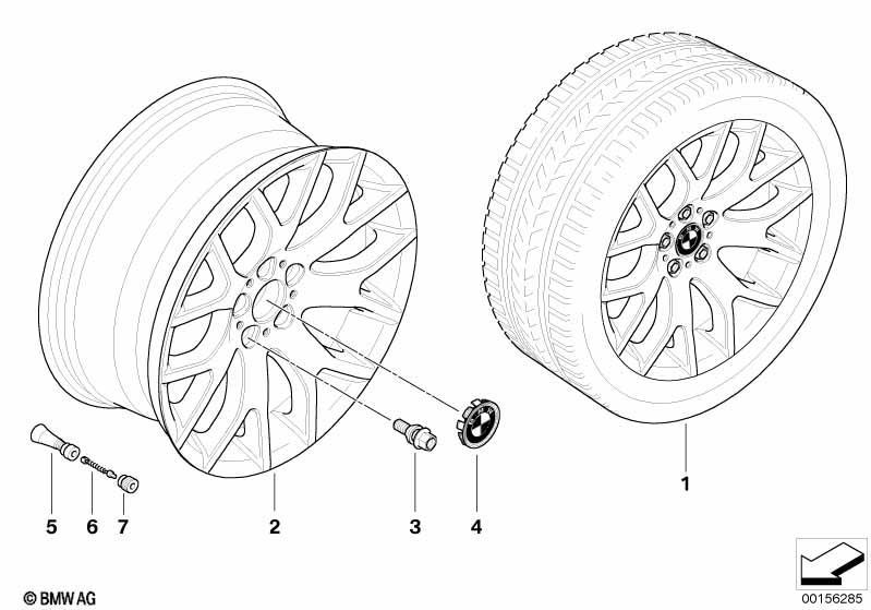 BMW LM Rad Kreuzspeiche 177