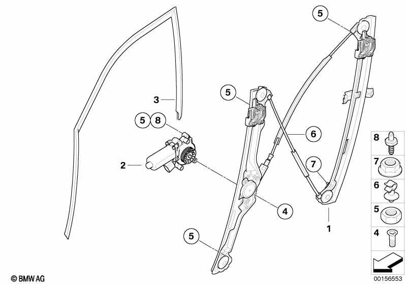 Türfenstermechanismus vorn