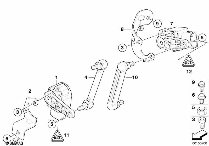 Sensor Leuchtweitenregulierung