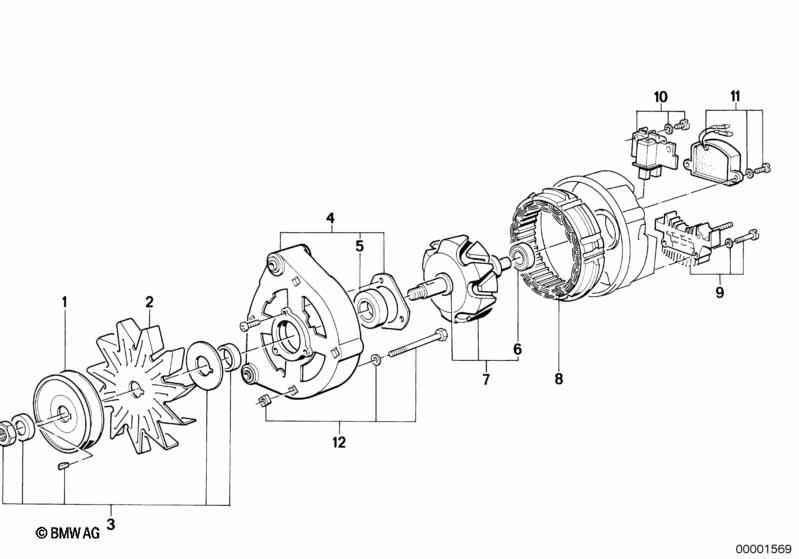 Generator Einzelteile 65A