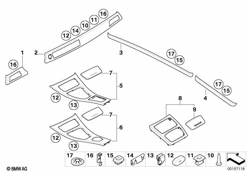 Interieurleisten Aluminium