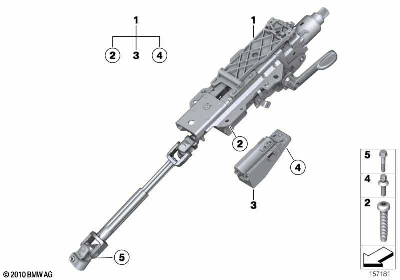 Lenksäulenverstellung mechanisch