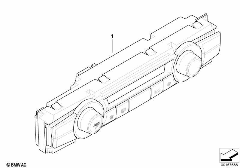 Bedienteil Klimaautomatik Basis