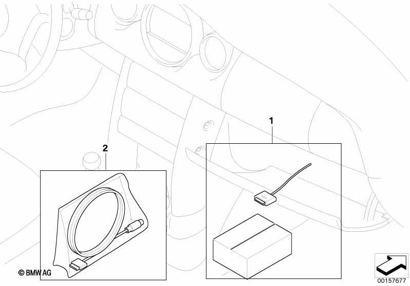 iPod connection retrofit kit