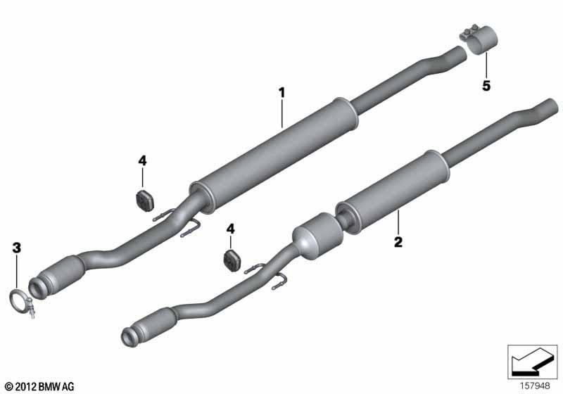 Katalysator/Vorschalldämpfer