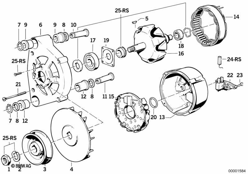 Generator Einzelteile 65A