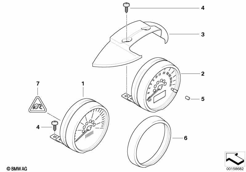 Einzelinstrumente Lenksäule