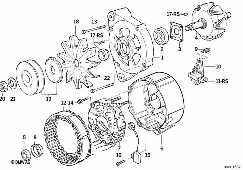 Generator Einzelteile 90A