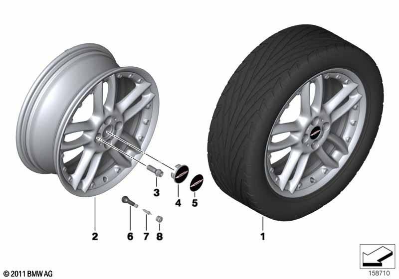 JCW LM Rad Double-Spoke R109 Composite