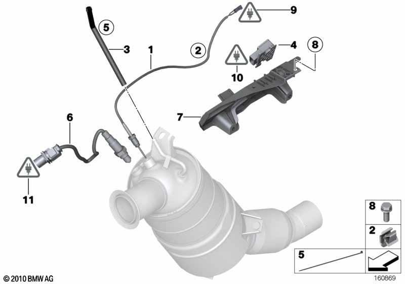 Dieselpartikelfiltersensorik/Anbauteile