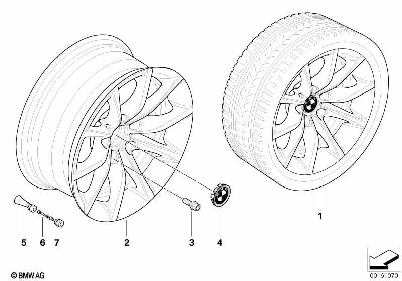 BMW LM Rad V-Speiche 245