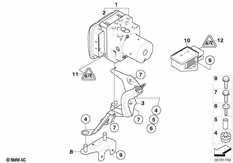 Hydroaggregat DSC/Steuergerät/Halterung