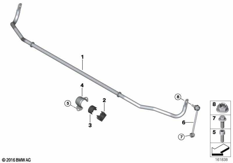 Stabilisator hinten