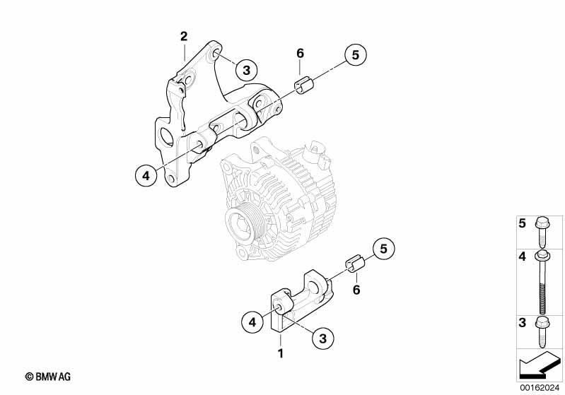 Generator Befestigungsteile