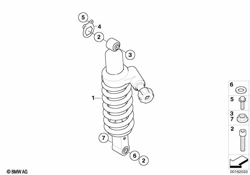 Federbein hinten