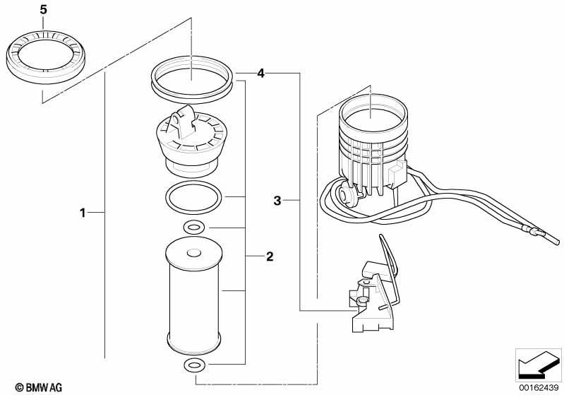 Kraftstofffilter/Füllstandsgeber rechts