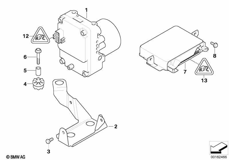 Hydroaggregat ASC/Steuergerät/Halterung