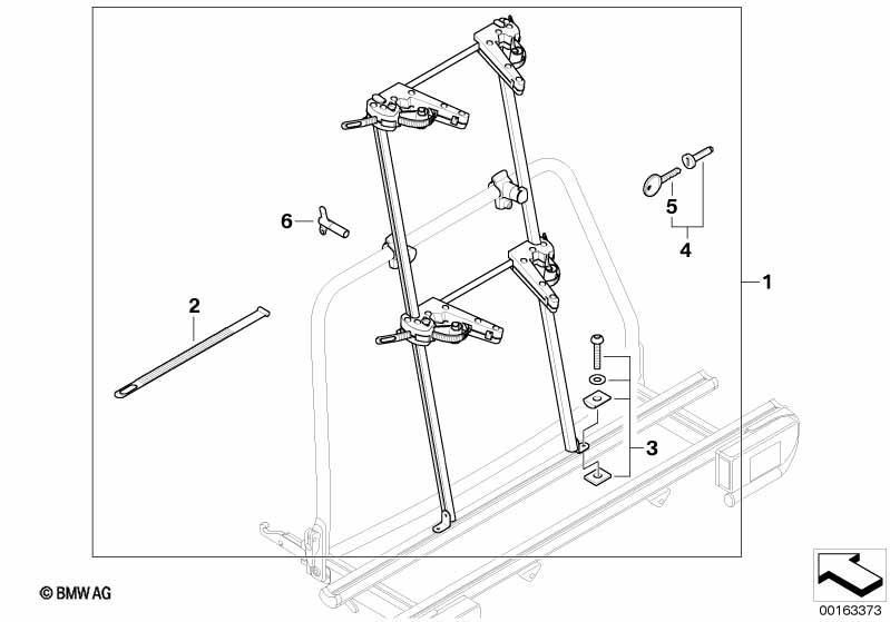 Heckträger Ski/Snowboardhalterung