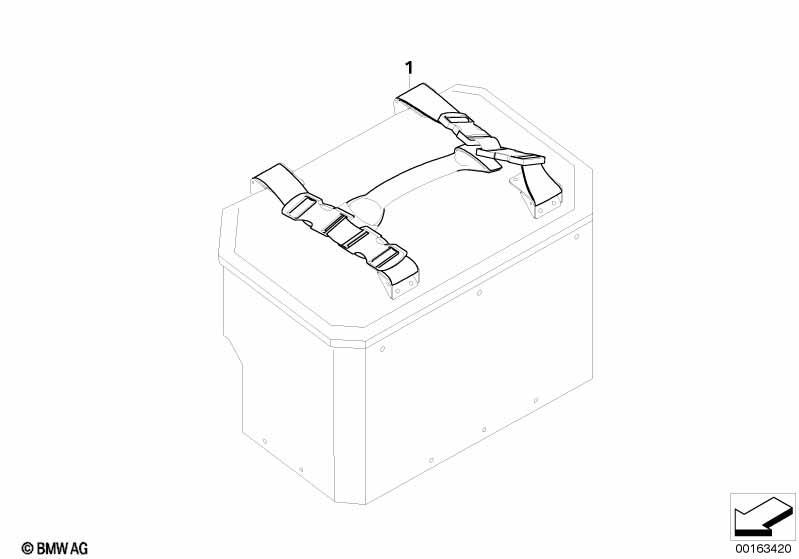 Tragegriff Aluminiumkoffer/Alu-Topcase