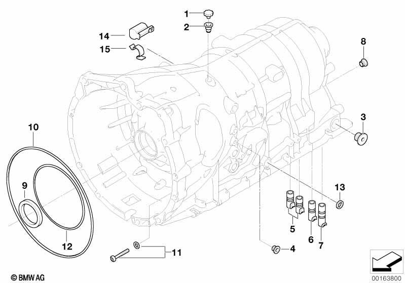 GA6HP19Z Gehäuse Anbauteile