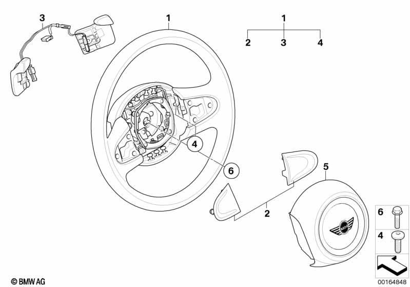 Lenkrad Airbag Schaltwippen