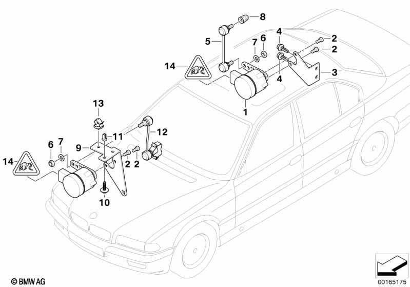 Sensor Leuchtweitenregulierung