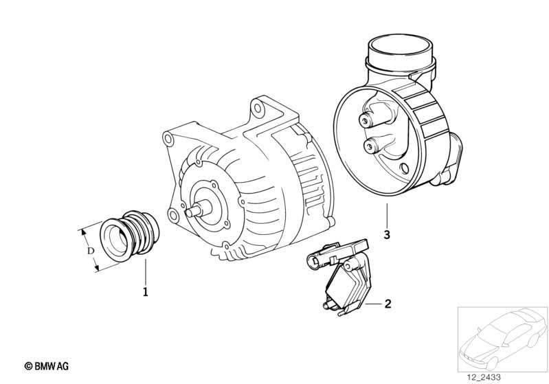 Generator Einzelteile 115A