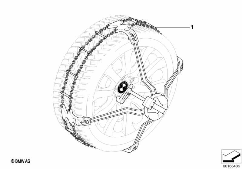 Schneekette "BMW Easy Fit"