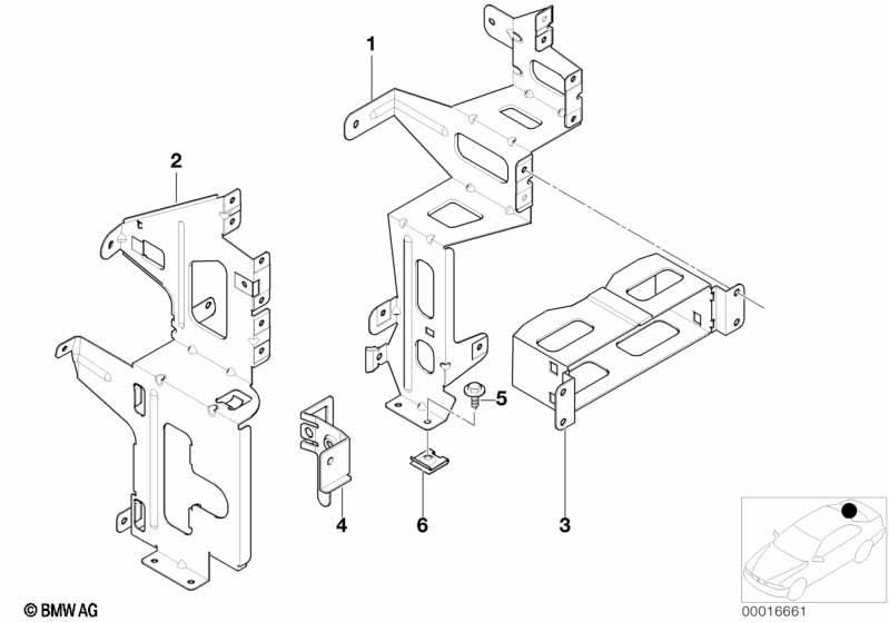 Navigationssystem Befestigungsteile