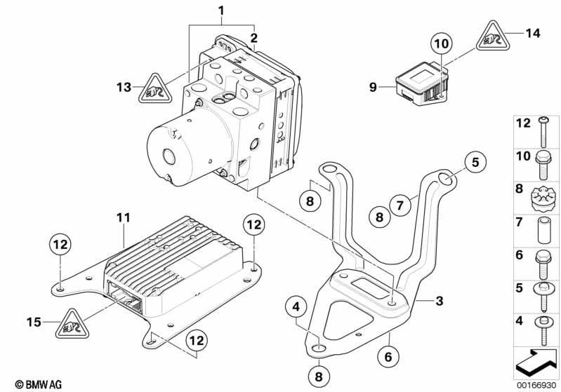 Hydroaggregat DXC/Halterung/Sensoren