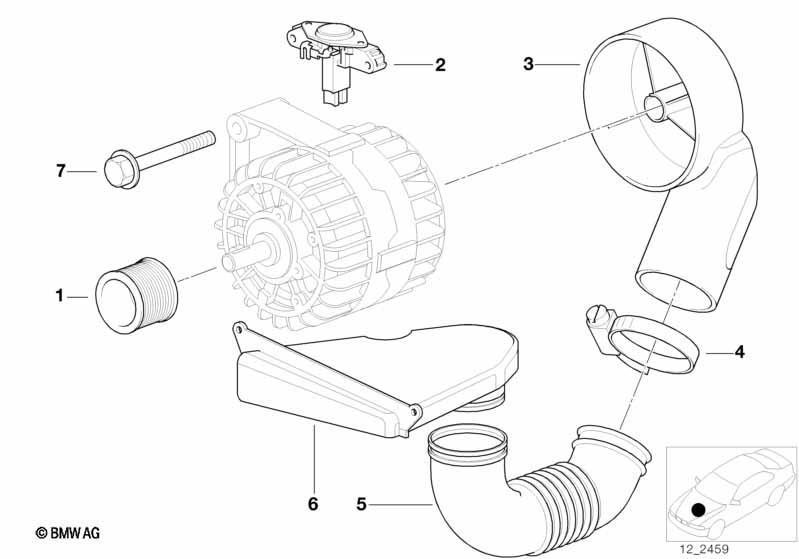 Generator Einzelteile 120A