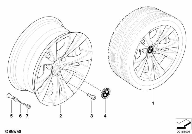 BMW LM Rad V-Speiche 277