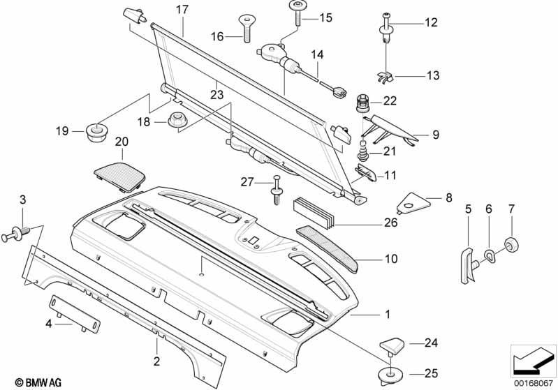 Ablegeboden/Sonnenschutzrollo elektrisch