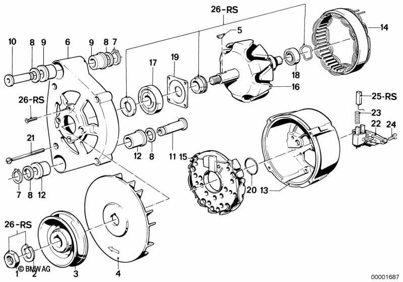 Generator Einzelteile