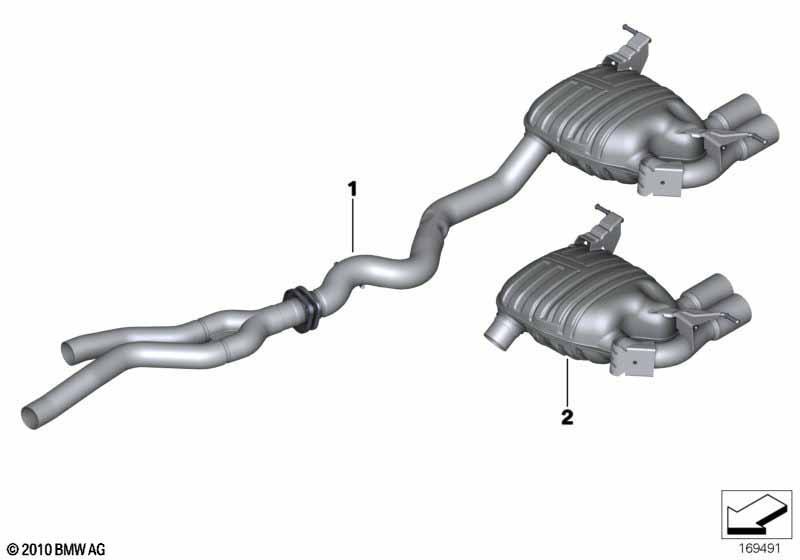 BMW Performance Schalldämpfer-System