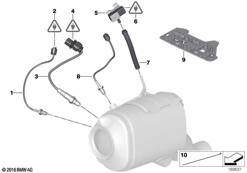 Dieselpartikelfiltersensorik/Anbauteile