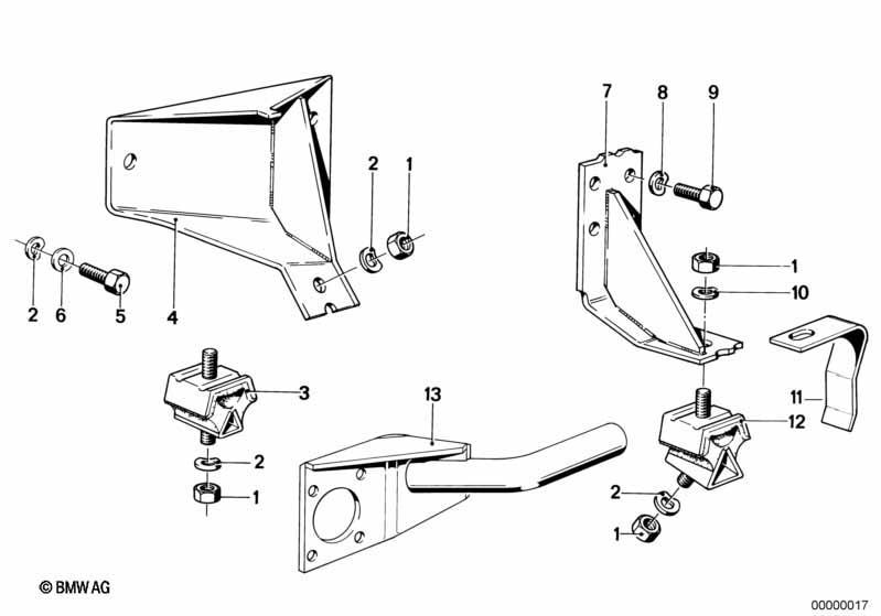 Motoraufhängung/Motordämpfer