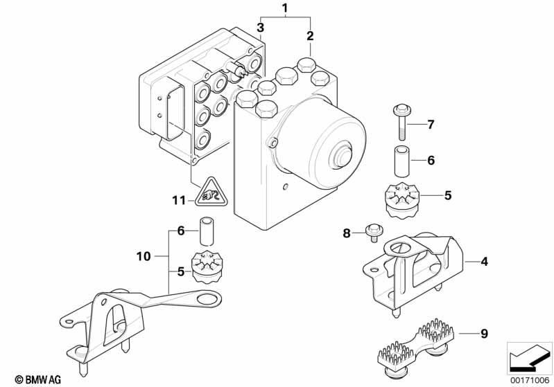 Hydroaggregat ASC/Steuergerät/Halterung