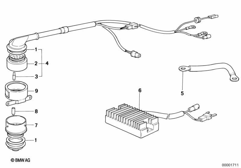 Kabelbaum Motor